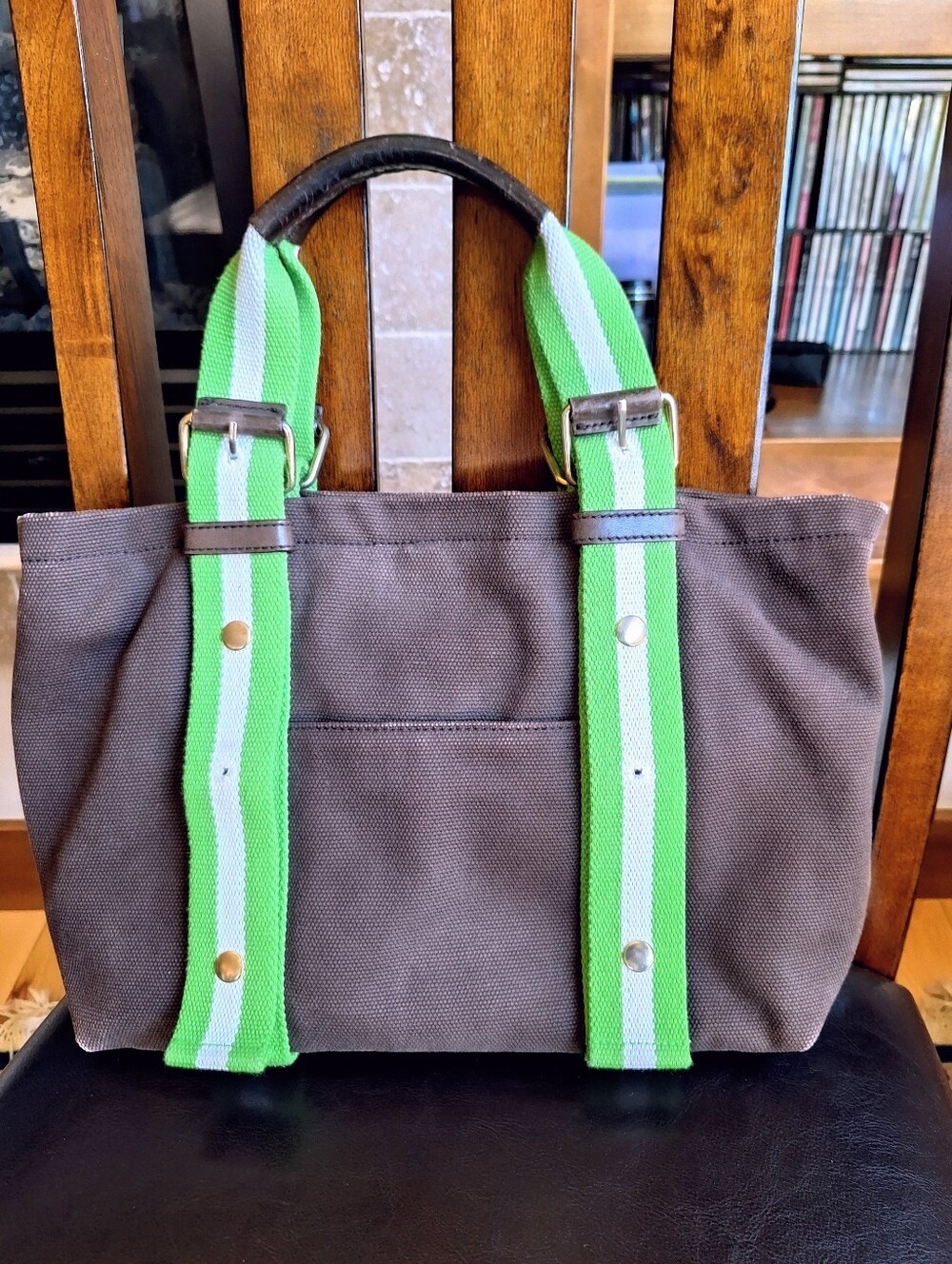 Forth & Towne– Stylish Canvas & Quality Genuine Leather, Handbag or Shoulder Bag